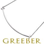 ティファニー ネックレス Tスマイル ラージ K18WG BLJ