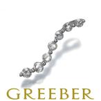  rose cut diamond бриллиант 0.23ct 7P подвеска с цепью K18WG GENJ