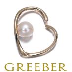 スタージュエリー イヤリング パール 真珠 6.3mm ハート イヤーカフ 片耳 K10YG BLJ/GENJ