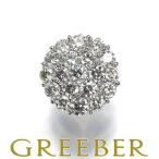 ダイヤ ダイヤモンド 1.00ct パヴェ ペンダントトップ K18WG GENJ