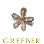  diamond бриллиант 0.20ct конус cut цветок подвеска с цепью K18YG GENJ