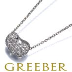 ティファニー ネックレス ダイヤ ダイヤモンド ビーン パヴェ Pt950 BLJ