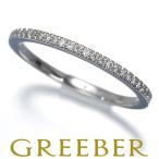 ティファニー リング ダイヤ ダイヤモンド ハーフエタニティ 9号 Pt950 指輪 BLJ