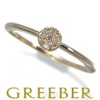 アガット リング ダイヤ ダイヤモンド 0.03ct サークル 9号 K10YG 指輪 BLJ