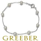  Mikimoto браслет baby жемчуг жемчуг 5.0mm стойка серебряный / серебряный 925 BLJ