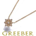 ティファニー ネックレス ダイヤ ダイヤモンド エンチャントフラワー K18PG BLJ