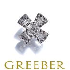  diamond бриллиант 0.20ct конус cut огранка Принцесса Cross подвеска с цепью K18WG GENJ