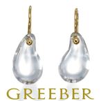 ティファニー ピアス クォーツ ティアドロップ K18YG BLJ