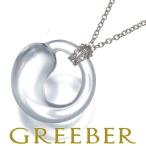 ティファニー ネックレス ロッククリスタル エターナルサークル Pt950 BLJ