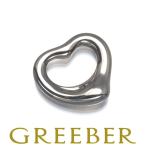 ティファニー ペンダントトップ オープンハート K18WG 【中古】BLJ