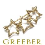 ティファニー ブローチ トリプルスター K18YG 【中古】BLJ