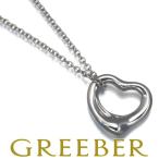 ティファニー ネックレス オープンハート Pt950 【中古】BLJ