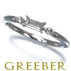 ショッピングPT ダイヤ ダイヤモンド 0.25ct バゲット 2種カット リング Pt900 指輪 GENJ