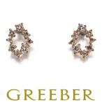 4*C серьги diamond бриллиант K18YG BLJ/GENJ