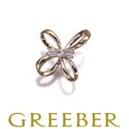 GSTV подвеска с цепью diamond бриллиант 0.05ct Cross 3P K18PG BLJ/GENJ