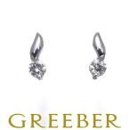  diamond бриллиант 0.10ct/0.10ct один шарик серьги K18WG GENJ