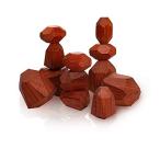 Mamimami Home 積み木 木のおもちゃ 3Dデコボコ積み木 大人がムキになる 木製パズル 無垢木 無塗装 モンテッソーリ 玩具 知育玩
