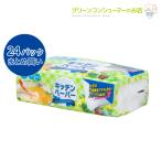 キッチンペーパー 3枚重ね 厚口 24パック入り 花束 大容量 まとめ買い キッチン タオル ピロー 無香料 中判 食卓周り 手拭き 丸富製紙料 2552