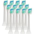 フィリップス ソニッケアー対応 HX9024 電動歯ブラシ用 互換 替えブラシ (12本セット) ブラシヘッド スタンダードサイズ【保証付き】