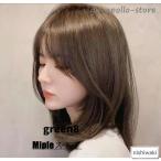 自然な人毛100%フルウィッグ レディース人毛ウィッグ ボブ ショート セミロング 女性 医療用 かつら デイリー イメチェン ファッションウィッグ 耐熱