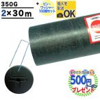 クーポン付★個人配送可 DuPont ザバーン350G 2m×30m＋60平米＋GF150mmピン＋GFワッシャー各100本 デュポン 防草シート 約10〜15年（曝露） グリーンフィールド