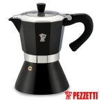 【送料無料】 IH対応 Pezzetti(ペゼッティ) ベルエクスプレス ブラック エスプレッソメーカー コーヒー ポット コーヒーメーカー ギフト プレゼント