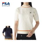 フィラゴルフハート型編みモックネッ...