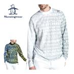  Munsingwear одежда ENVOY солнечный экран градация Logo общий рисунок mok шея рубашка с длинным рукавом Golf одежда мужской M-LL MEMXJB03