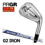  специальный заказ custom Club PRGR 02 железный N.S.PRO ZELOS 8 вал одиночный товар [#4,#5,#6,#7,#8,#9,PW]