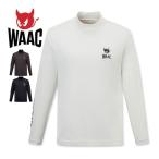 WAAC PLAYERS EDITION モックネック長袖シャツ ゴルフウェア メンズ 2025年秋冬モデル M-XL 072254031 WAAC ワック PLAYERS EDITION モックネックシャツ メンズ 2025秋冬