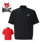 WAAC サスティナブルピケ モックネック 半袖シャツ ゴルフウェア メンズ 2025年春夏モデル M-XL 072252020