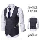  костюм лучший мужской бизнес ходить на работу офис тонкий постоянный . карман ощущение роскоши безрукавка в клетку U шея формальный джентльмен одежда сверху товар 