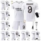 2425 футбол одежда Real mado Lead 10 номер modo Ricci /5 номер be Lynn ветчина /9 номер mbape Home для взрослых, детский короткий рукав верх и низ надеты 2/3/4 пункт копия футбол форма 