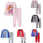 パジャマ キッズ ルームウェア 子供服 パウパトロール プリント ジュニア 女の子 男の子 上下セット 長袖 長ズポン 春夏秋 コットン 綿 可愛い