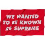 Supreme Known As Towel red シュプリーム 