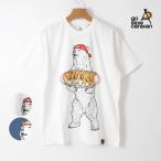ゴースローキャラバン go slow caravan Tシャツ USA/C 餃子クマTEE アウトドア カジュアル 半袖 ショートスリーブ キャンプ 341913