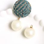 Yahoo! Yahoo!ショッピング(ヤフー ショッピング)チャーム シュガーパール シンプル 14mm きれいめゴールド×ホワイト [真珠 帽子 蓋 ビーズキャップ 座金 チャーム] クリスマス