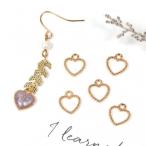  пустой рамка-оправа 5 шт простой Mini Heart A маленький красивый . Gold рама Rav resin рамка-оправа рукоделие очарование . сделка 