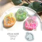 ショッピングシリコンモールド シリコン型 モールド 葉っぱのカシャカシャ シリコンモールド レジン型 リーフ 植物 UVレジン LEDレジン カプセル シェイカーモールド 3D 手芸 中身が動く