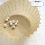 Yahoo! Yahoo!ショッピング(ヤフー ショッピング)パール 10個 シャイニーパール 4mm ホワイト [プラスチック 通す 真珠 ビーズ] クリスマス