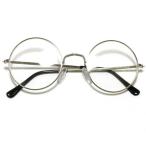Phatee (ファッティー) i WEAR RON.C READING 丸型フレーム リーディンググラス / SILVER