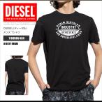 DIESEL ディーゼル Tシャツ クルーネック 半袖 A10377 0GRAI T-DIEGOR-K60 グラフィックプリント ロゴ DS41371 メール便送料無料