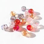  стекло бисер круглая огранка 20 шт прозрачный цвет прозрачный AB обработка "ловец солнца" Kirakira crystal 2409 beads1261