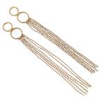 18kgp очарование мяч цепной венец Gold 2 шт 2301 gp-618