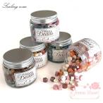 シーリングスタンプ用 瓶入りワックスビーズ カラーミックス 全5種 1個 封蝋 2011 tools137【宅配便】