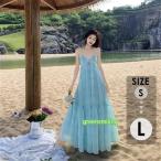 リゾートワンピース レディース サマードレス ワンピース 夏ワンピ ロング おしゃれ ファッション 春夏 カジュアル 体型カバー ゆったり