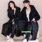 ペアパジャマ 冬 ルームウェア もこもこ ペアパジャマ ナイトガウン レディース メンズ ユニセックス