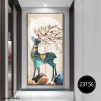 壁飾り 玄関飾り用 壁掛け 美術品 装飾画 飾り絵 高品質 アートパネル 絵画 北欧風装飾画 廊下壁画 玄関装飾画 通路壁画 黄金鹿 四角形 リビングルーム装飾画