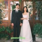 ウェディングドレス 結婚式 二次会 ウエディングドレス ロング丈 エレガンス スクエアネック ドレス 半袖 白 ワンピース パーティードレス 安い 韓国風 シンプル