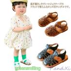 サンダル メッシュ 子ども クロス 夏物 キッズ 子供靴 グルカサンダル ストラップサンダル サンダル 女の子 ビーチサンダル キッズシューズ 編み